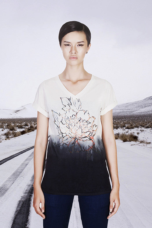 View of Snowdrops T-shirt by Hanhny