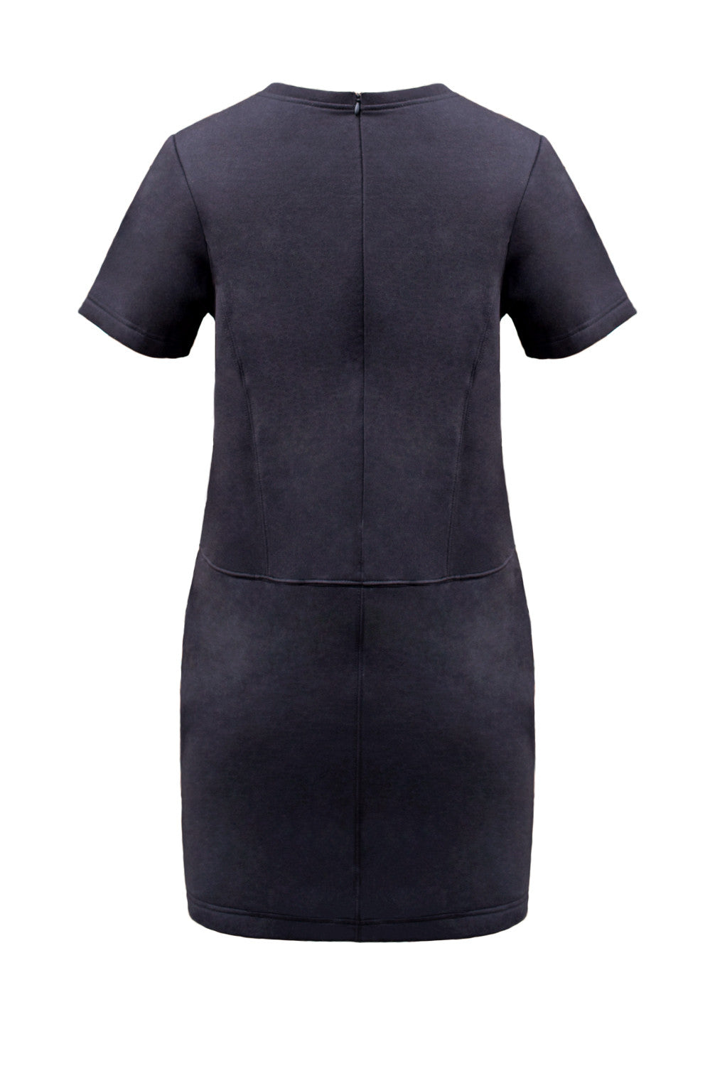 Back view of black Daphne dress by Hanhny on mannequin